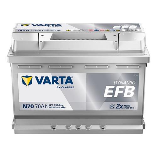 Varta Batteria auto 12V 70 Ah DYNAMIC EFB N70 570500076K262