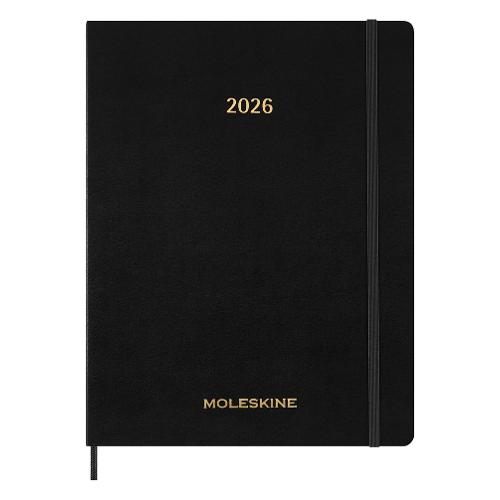 Moleskine Agenda settimanale 2026/27 13m Gen-Gen XXL Essential Nero (21,6x28 cm) 76515
