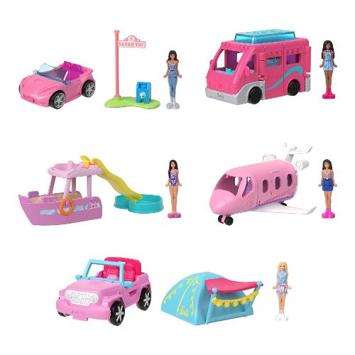 Mattel Set bambola Mini con veicolo color change BARBIE LAND Assortito HYF38