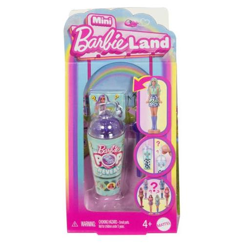 Mattel Bambola Mini Doll Pop Reveal (3,8cm) BARBIE LAND Assortito JCR22