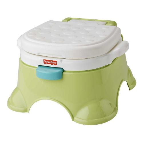 Fisher Price Vasino Royal Stepstool Evolutivo 18m+ con melodie (33,5x21x34,5cm) Verde e Bianco HPY93