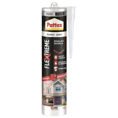 Pattex Sigillante polimerico FLEXTREME REPAIR bianco tubo cartuccia 300 ml 2717868