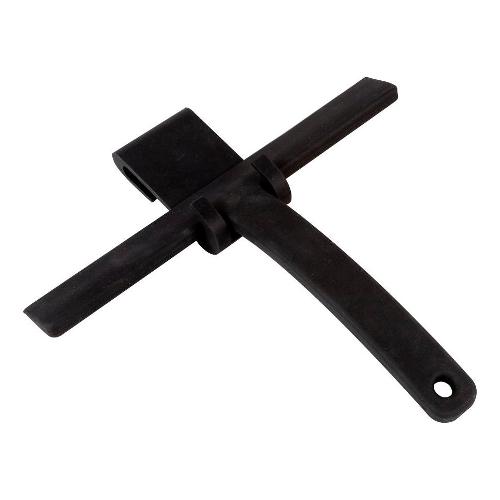 Cipi Tergivetro con gancio doccia WIPE Nero (26x25cm) CP924 ON
