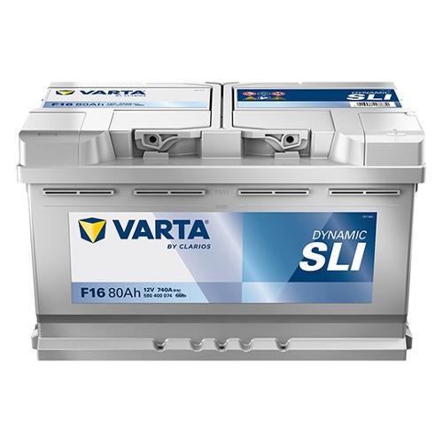 Varta Batteria auto 12V 80 Ah DYNAMIC SLI F16 580400074K262