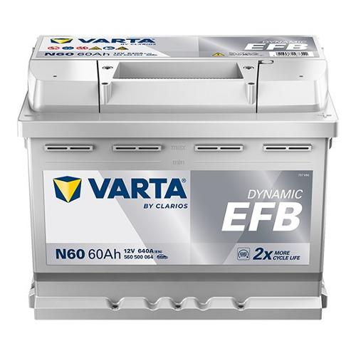Varta Batteria auto 12V 60 Ah DYNAMIC EFB N60 560500064K262