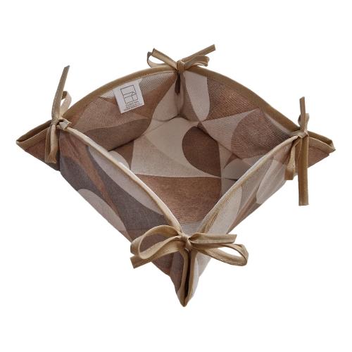 Olibò Porta pane (25x25cm) cestino KIRAN Beige
