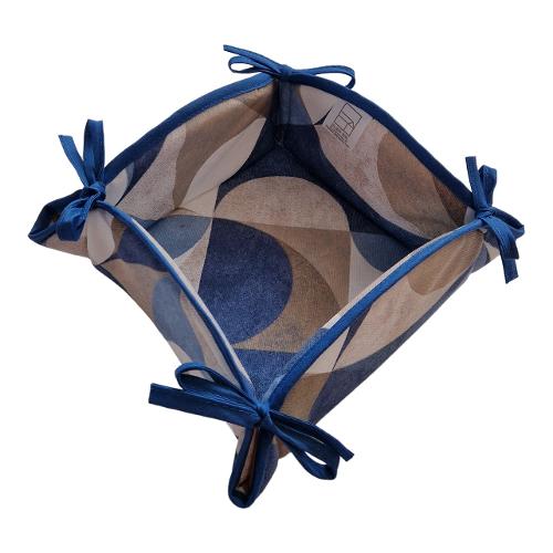 Olibò Porta pane (25x25cm) cestino KIRAN Azzurro