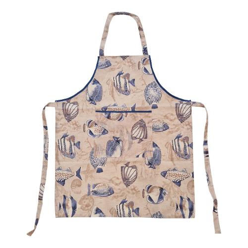 Olibò Grembiule cucina BETTA con pettorina Azul 700201 BETTAA