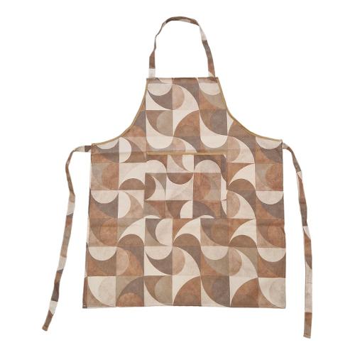 Olibò Grembiule cucina KIRAN con pettorina Beige 700201 KIRANB