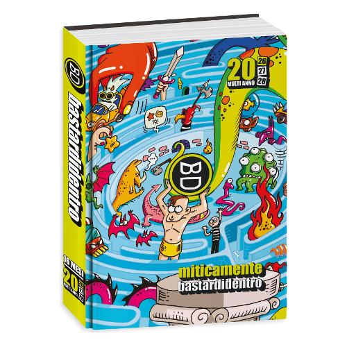 Seven Diario scolastico Pocket 2025/28 16m Set-Dic BASTARDI DENTRO Special multi anno Assortito 508402522