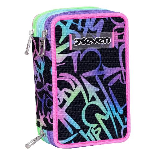 Seven Astuccio triplo scomparto accessoriato GET TOGETHER Assortito 300102586 36 colori con penne e accessori