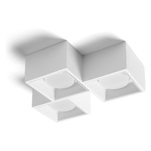 Tecnico Natural Light Plafoniera NASSO Bianco (23,6x7,3x30,6cm) T512 3 luci - GX53 - Max 30W