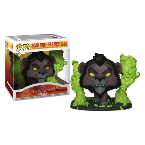 Funko POP DISNEY The Lion King Scar With Flames Deluxe 544 38929