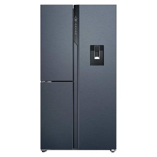 Haier Frigorifero (384Lt+189Lt) SERIE 7 HSPR79F18EWMB No Frost Brushed black 34005941 classe E (90,5x70,7x177,5cm)