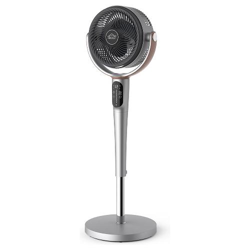Dcg Ventilatore con luce ambiente Silver e Black VE2160R 20cm Pale