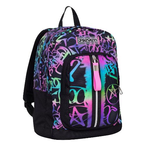 Seven Zainetto New Fit SPRINKLING - 32 Lt Fluo fuxia 200102591