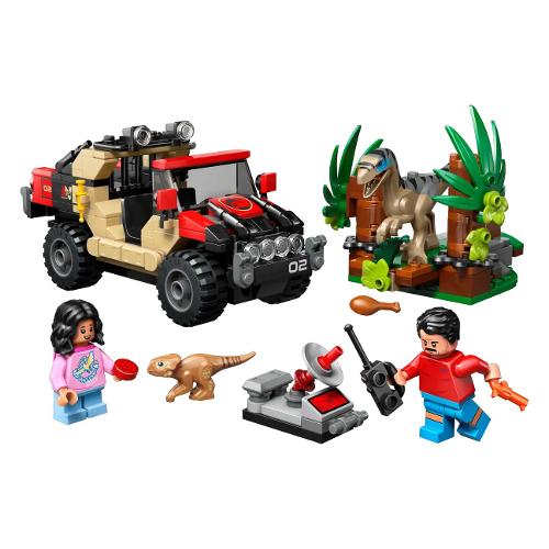 LEGO Fuga dal Raptor sul fuoristrada ( 285 pz ) JURASSIC WORLD 76972