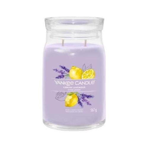 Yankee Candle Candela profumata Lemon lavender (9,3x15,7cm) Giara L 65-80 ore SIGNATURE Lilla 1629970E