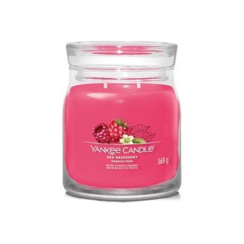 Yankee Candle Candela profumata Red raspberry (9,3x11,4cm) Giara M 35-50 ore SIGNATURE Rosso 1701386E