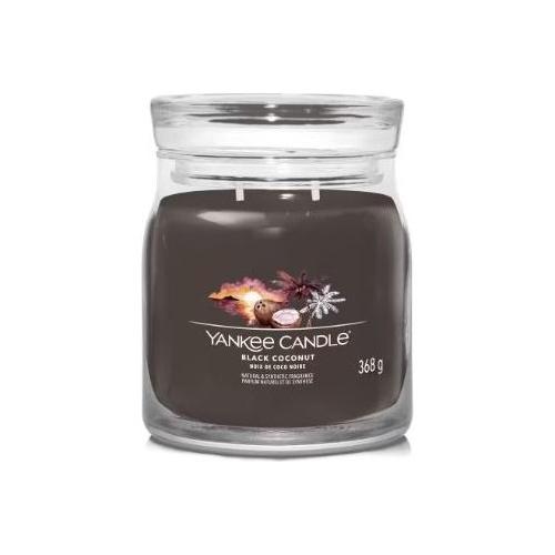 Yankee Candle Candela profumata Black coconut (9,3x11,4cm) Giara M 35-50 ore SIGNATURE Nero 1701382E