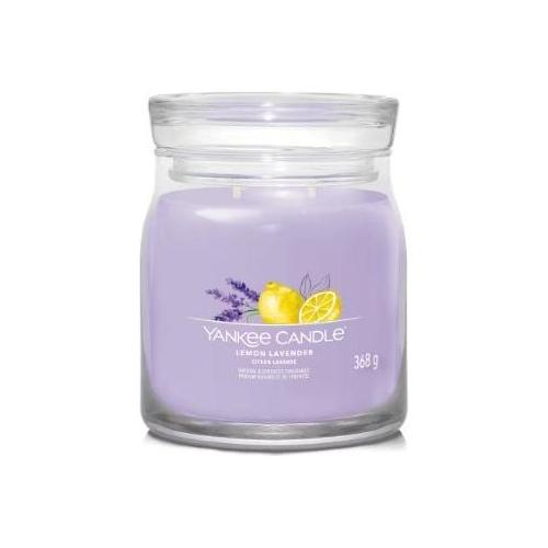 Yankee Candle Candela profumata Lemon lavender (9,3x11,4cm) Giara M 35-50 ore SIGNATURE Lilla 1630004E