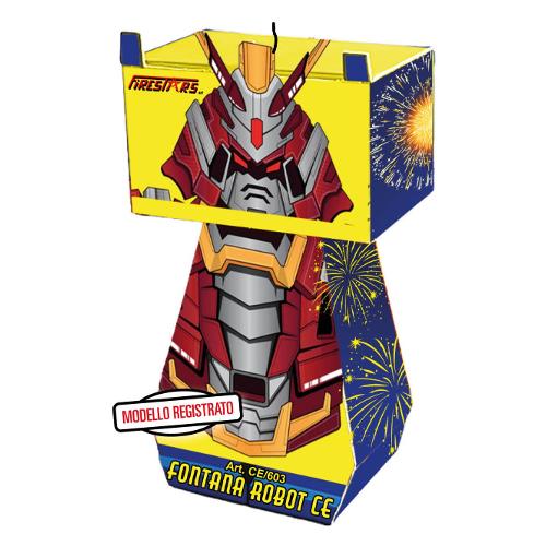 Firestars Giochi pirici 1 pz Fontana Robot CE 603