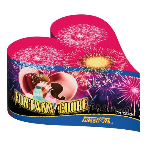 Firestars Giochi pirici 1 pz Fonatana Cuore CE 624