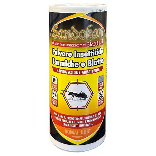 Sandokan Insetticida polvere Granulare per scarafaggi e formiche barattolo 300 gr 7637