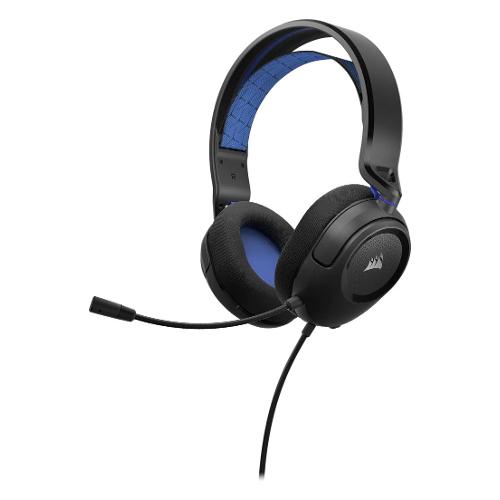 Corsair Cuffie gaming HS35 V2 Wired Blue e Black CA 9011383 EU
