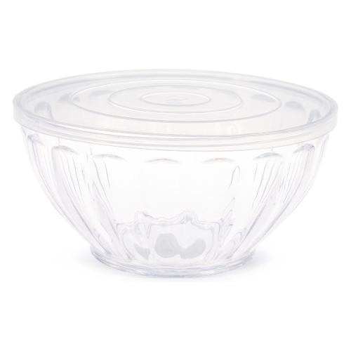 H&H Insalatiera Plastica (26cm) con coperchio Trasparente 9952526