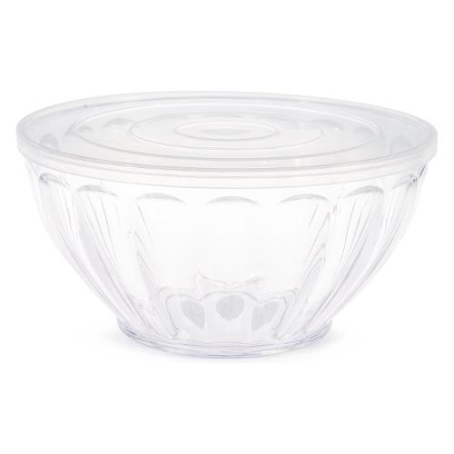 H&H Insalatiera Plastica (29cm) con coperchio. Trasparente 9952529