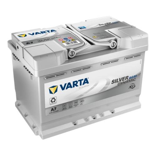 Varta Batteria auto Dx A7 12V 70 Ah (27,8x17,5x19cm) SILVER DYNAMIC AGM 570901076J382