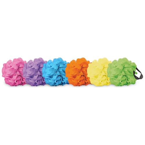 T Tex Spugna bagno esfoliante in rete Shower Body Poufs 2 EASY assortito