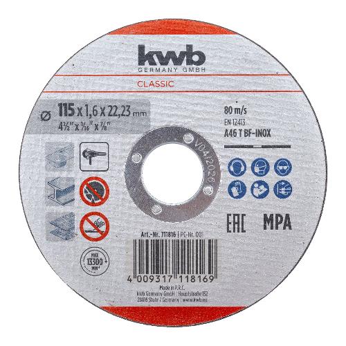 Einhell Disco taglio smerigliatrice set 5 pz metallo D. 115 mm 49711521