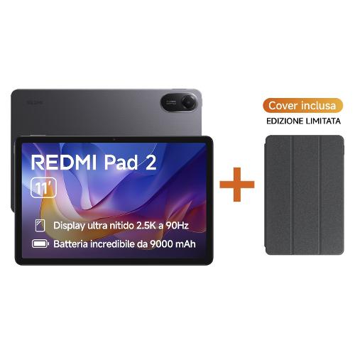 Xiaomi Tablet 11" REDMI PAD 2 con Cover WiFi Graphite gray ( 256GB Ram 8GB 9000mAh ) VHU5973EU