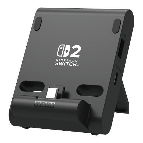 Hori Base ricarica SWITCH 2 Dual USB PlayStand Black NSX 002E