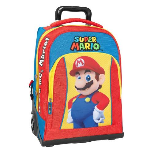Franco Cosimo Panini Zaino trolley SUPER MARIO - 33 Lt Giallo e Rosso 71851