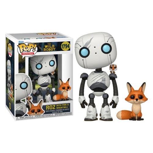 Funko POP MOVIES Wild Robot Roz With Fink & Brightbill 1794 89381
