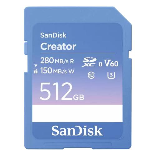 Sandisk SD 512GB CREATOR Light blue e Violet SDSDXEP 512G GNCIS