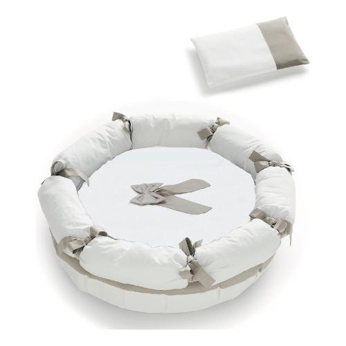Pali Set culla completo tessile CANDY Bianco 0687Candy