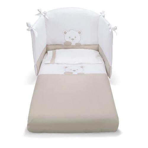 Pali Piumone lettino set 3 pz LOVE Grigio 0687Love