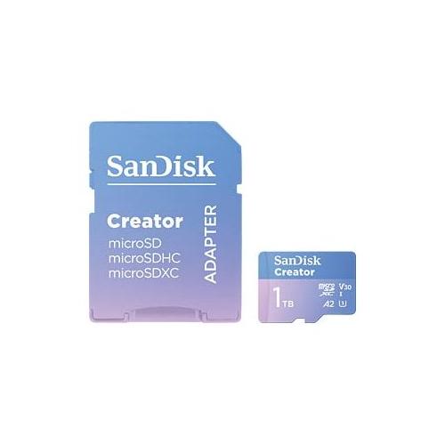 Sandisk MicroSD 1TB CREATOR Light blue e Violet SDSQXAV 1T00 GN6MS
