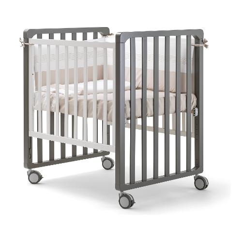 Pali Set lettino infanzia evolutivo trasformabile TRANSFORMER Bianco e Antracite 0127TRAA