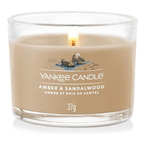 Yankee Candle Candela profumata Amber & Sandalwood (5,4x4,4cm) Votiva 7-10 ore Beige 1686347E