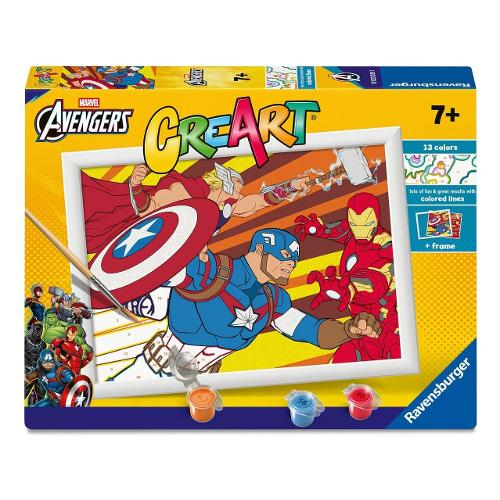 Ravensburger Set per dipingere Capitan America CREART 12023039