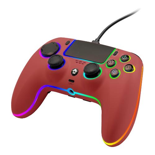 Qubick Gamepad PLAYSTATION 5 RGB Red COP50017