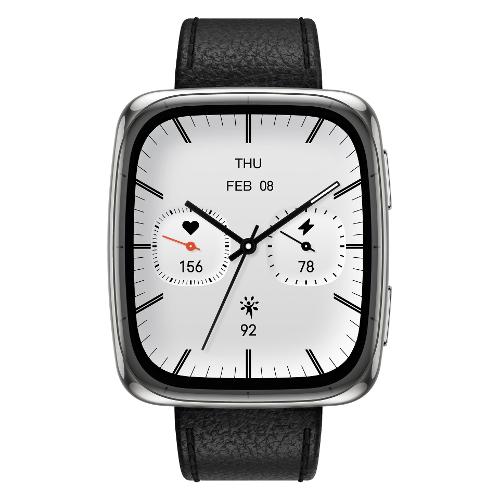 Amazfit Smartwatch ( AMOLED ) ACTIVE 2 Square Black e Silver 43 mm W2434GL2N