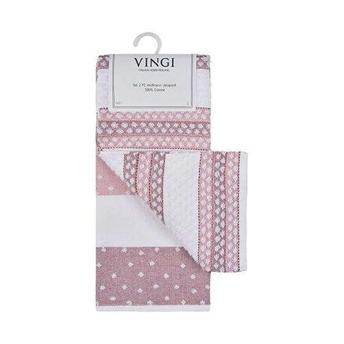 Vingi LILY Set strofinacci Assortito (70x50cm) 2 strofinacci