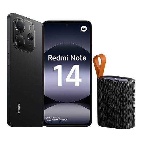 Xiaomi Smartphone 6,67" REDMI NOTE 14 Bundle Sound Pocket 4G Lte Midnight black ( 256GB Ram 8GB 5500mAh ) MZB0IOYUS