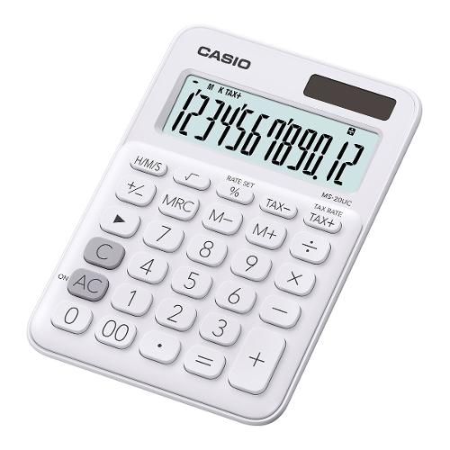 Casio Calcolatrice da tavolo MS SERIES White MS 20UC WE